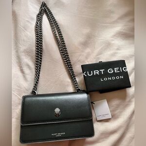 Kurt Geiger Black Leather purse